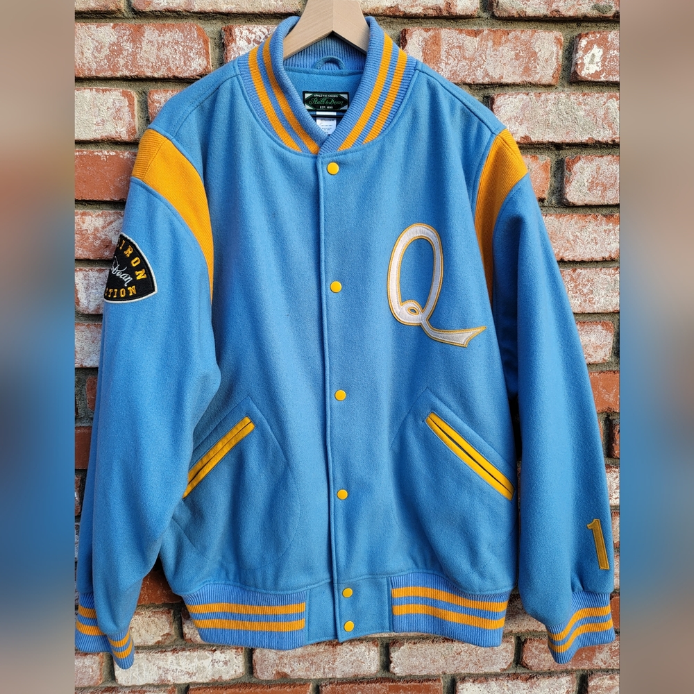 Stall & Dean Wool Blend Philadelphia Quakers Varsity Jacket 2XL